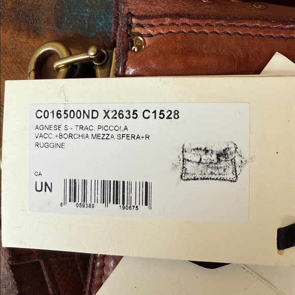 Campomaggi “Agneses shoulder/crossbody bag” in rich cognac leather. NWT! - Picture 7 of 7